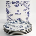 Flora Japonica Plate Giftset 25.7x3cm 4pcs TN-8044 1/6