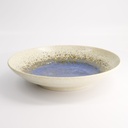 Minoyaki Mori Aya White Deep Plate 28.5x6cm MS-7126/G 2/16