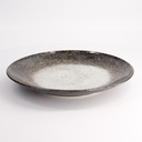 Minoyaki Eclipse White Round Plate 28.5x3.5cm MS-8020/B 3/18