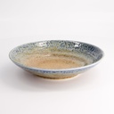Minoyaki Reef Blue Deep Plate 23x5cm MS-8018/C 4/32