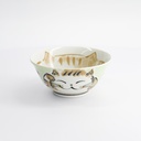 Kawaii Tayo Bowl Fuku Cat Neko Green 15x7cmh 500ml MU-8007/D 6/48