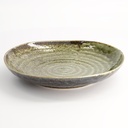 Shinryoku Green Triangle Plate 22.7x4.4cm YW-5014/G 5/30