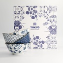 Flora Japonica Tayo Bowl Giftset 4pcs 15.5x7cm 500ml FK-8041 16705 1/12