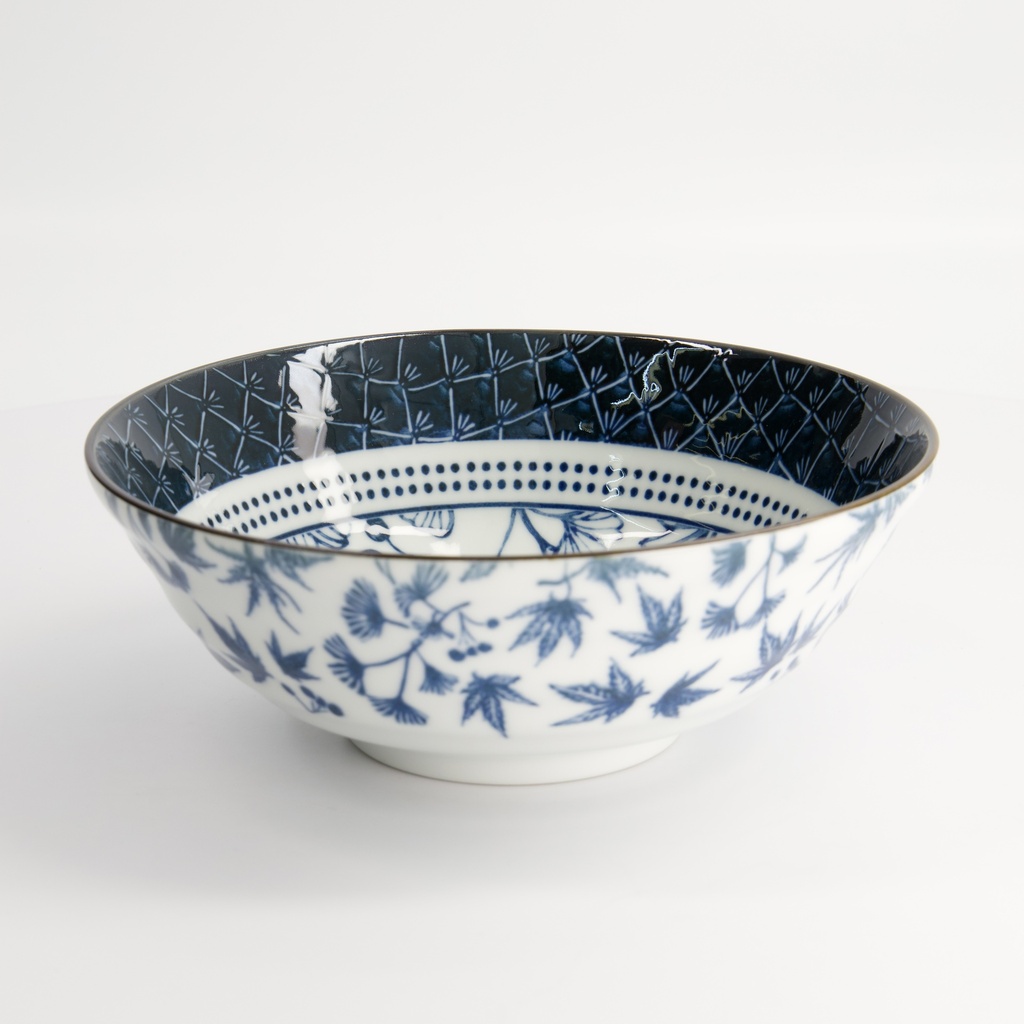 Flora Japonica Ramen Bowl 21x7.8cm 1000ml Gingko FK-8023/A 3/36