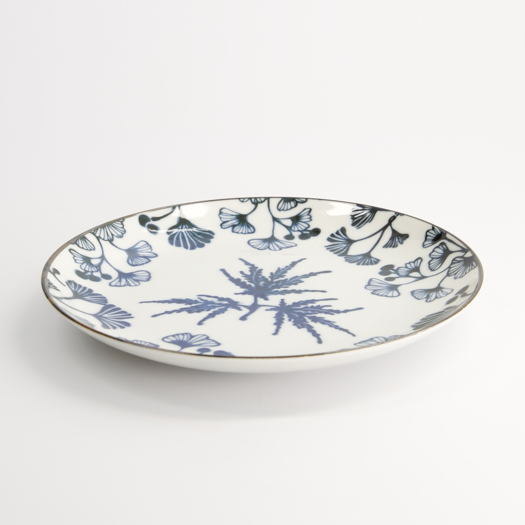 Flora Japonica Plate 20.6x2.2cm Maple TN-8026/D 3/48