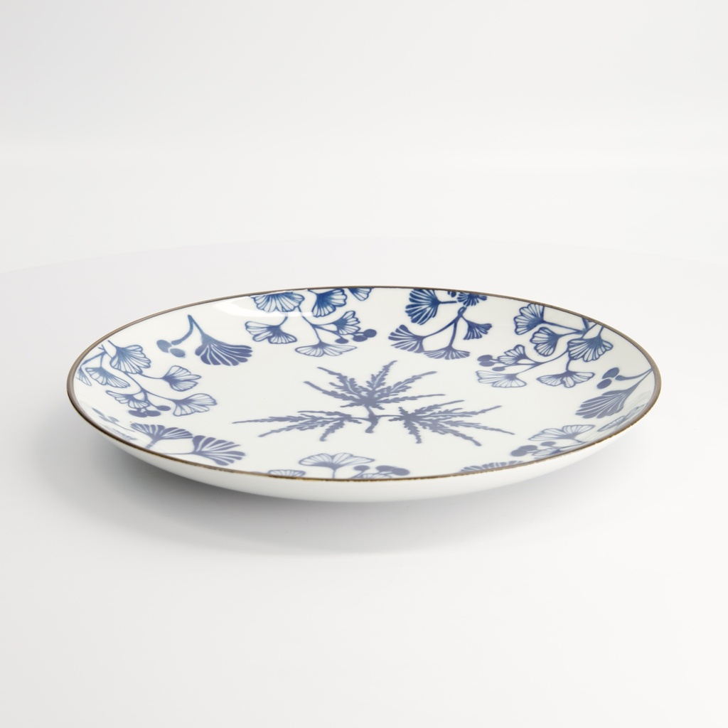Flora Japonica Plate 25.7x3cm Maple TN-8027/D 3/24