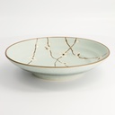 Green Soshun Plate 22.8x5cm 600ml FK-8444 4/24