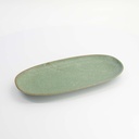 Vert Sauge Oval Plate 29x14.3x2.6cm 16657 6/48