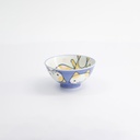 Kawaii Rice Bowl Blue Cat Neko 10.5x5.4cmh 200ml MT-7012/C 10/120
