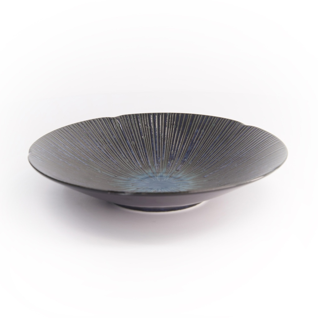 Sky Blue Deep Plate 22x4cm TN-7020/B 16390 6/36