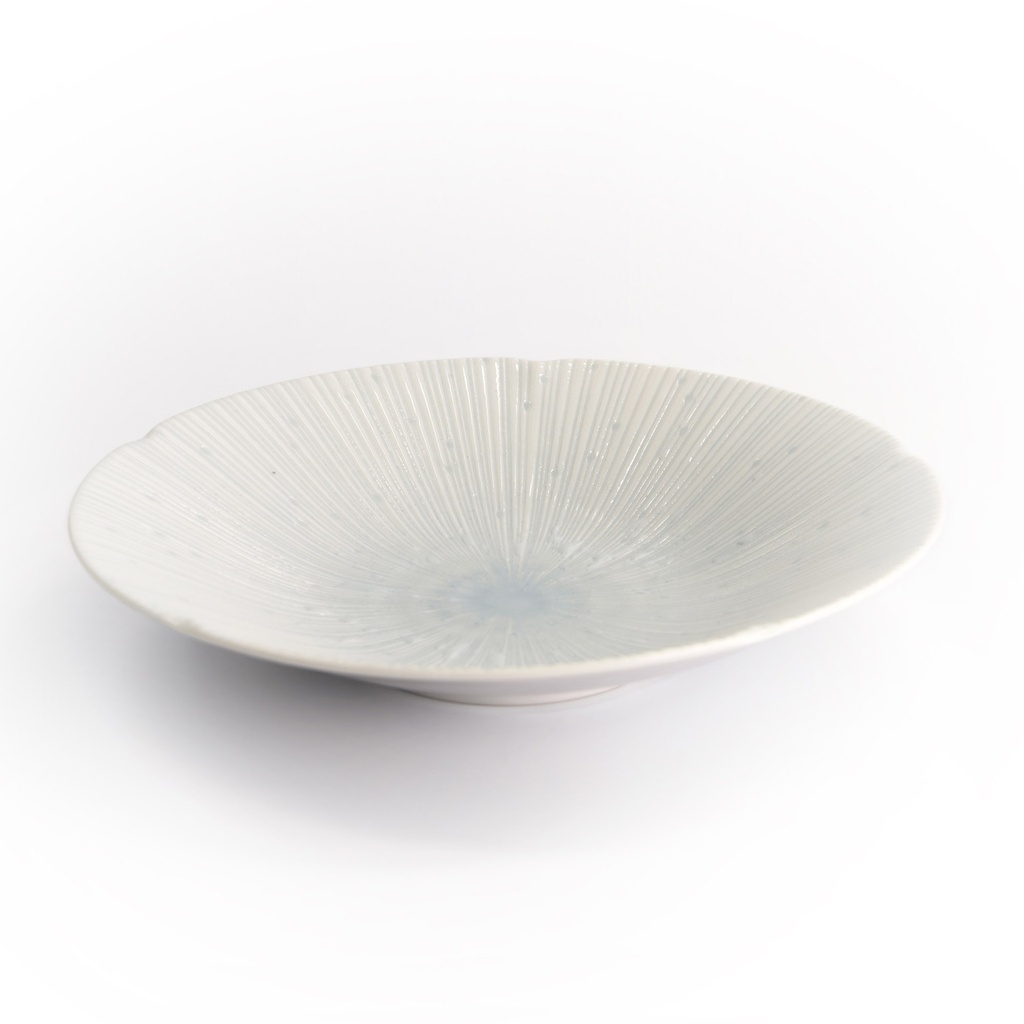 Sky White Deep Plate 24x4.5cm TN-7021/W 16399 6/24