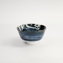 Japonism Dragon Small Tayo Bowl 12.7x6.8cm 350ml Black 18692 6/48