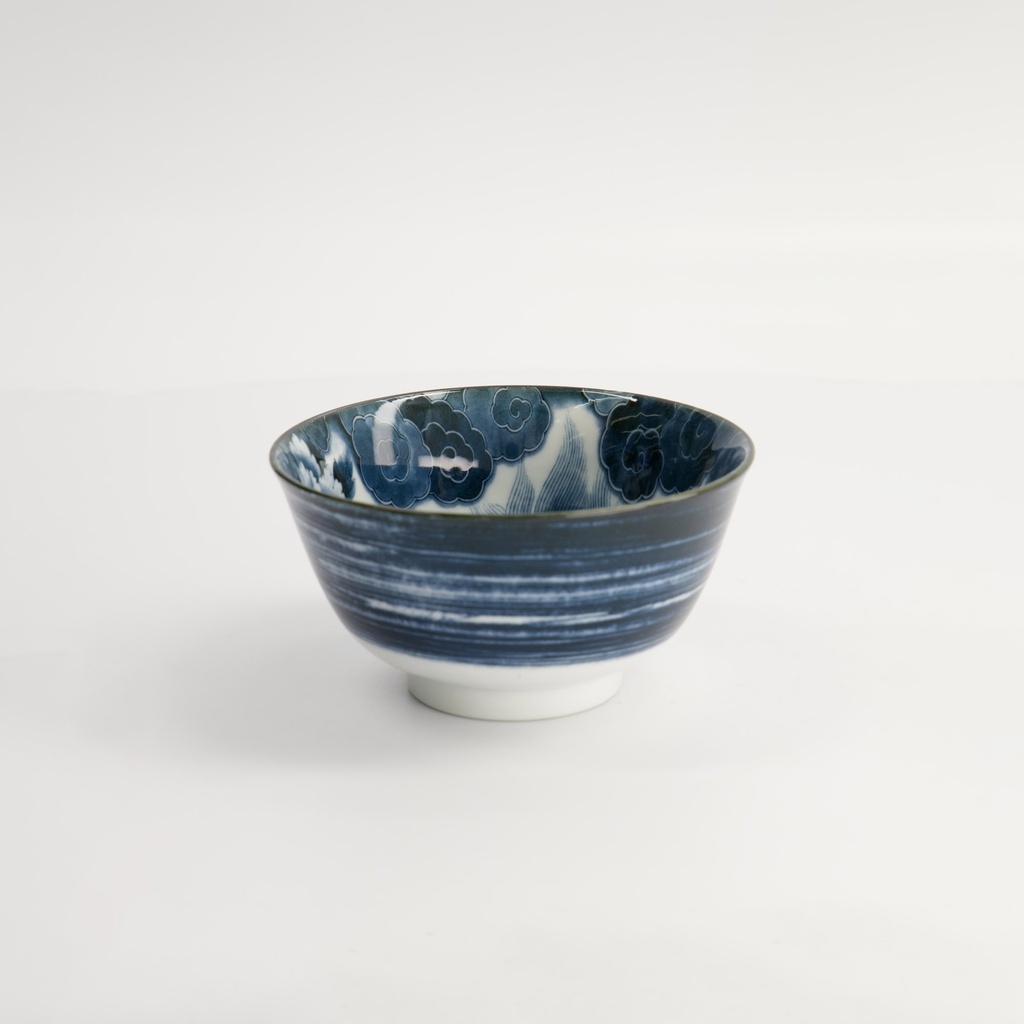 Japonism Lion Small Tayo Bowl 12.7x6.8cm 350ml Black 18700 6/48