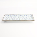 Japan Flower Mizu Plate 21x13.5cm HB-3626/A 6/48