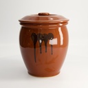 Kitchen Brown Tare Pot 5.4lt 21x24.5cm 17-0116-1303