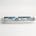 Japonism Lion Plate 28.5x14x2.5cm Black 6/48