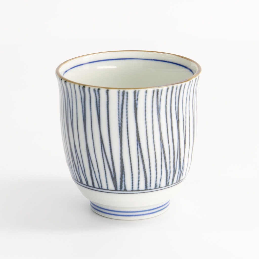 Cup 8x7.9cm Blue/White YW-7027/C 10/120
