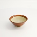 Kitchen Mortar-Suribachi Brown w/silicon rubber base 12.5x5.5cm C-2781 5/40