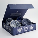 Mixed Bowls Giftset 4pcs 15x7cm 550ml Blue Designs 7C 22039 1/6