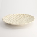 Titanium Matte Mermaid Design Plate 25x3.7cm PH-16924/TM 3/36