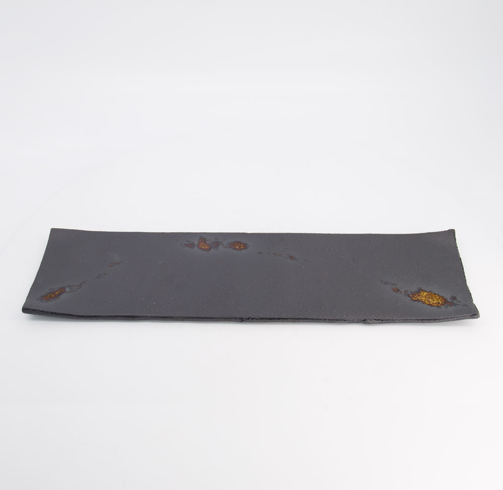 Mino Craft Rectangular Plate 55x14x2.5cm Black 1/12