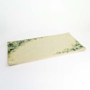 Mino Craft Rectangular Plate 55x28x2.5cm Beige/Green 1/12