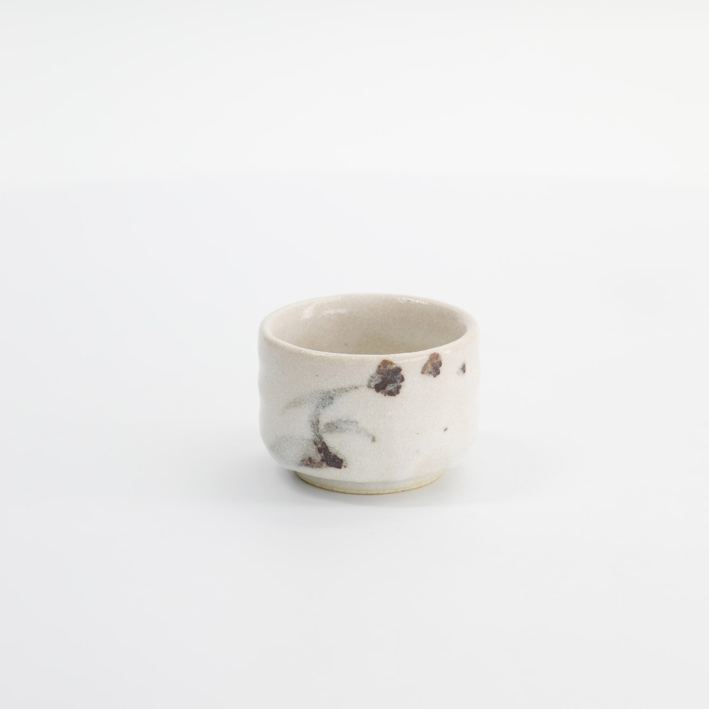 Sake Cup 6.5x5cm 90ml White Shino 20784 12/192