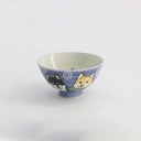 Kawaii Rice Bowl Shiba-Dog 12.5x7cm 12.5x7cm 350ml Blue 5/120