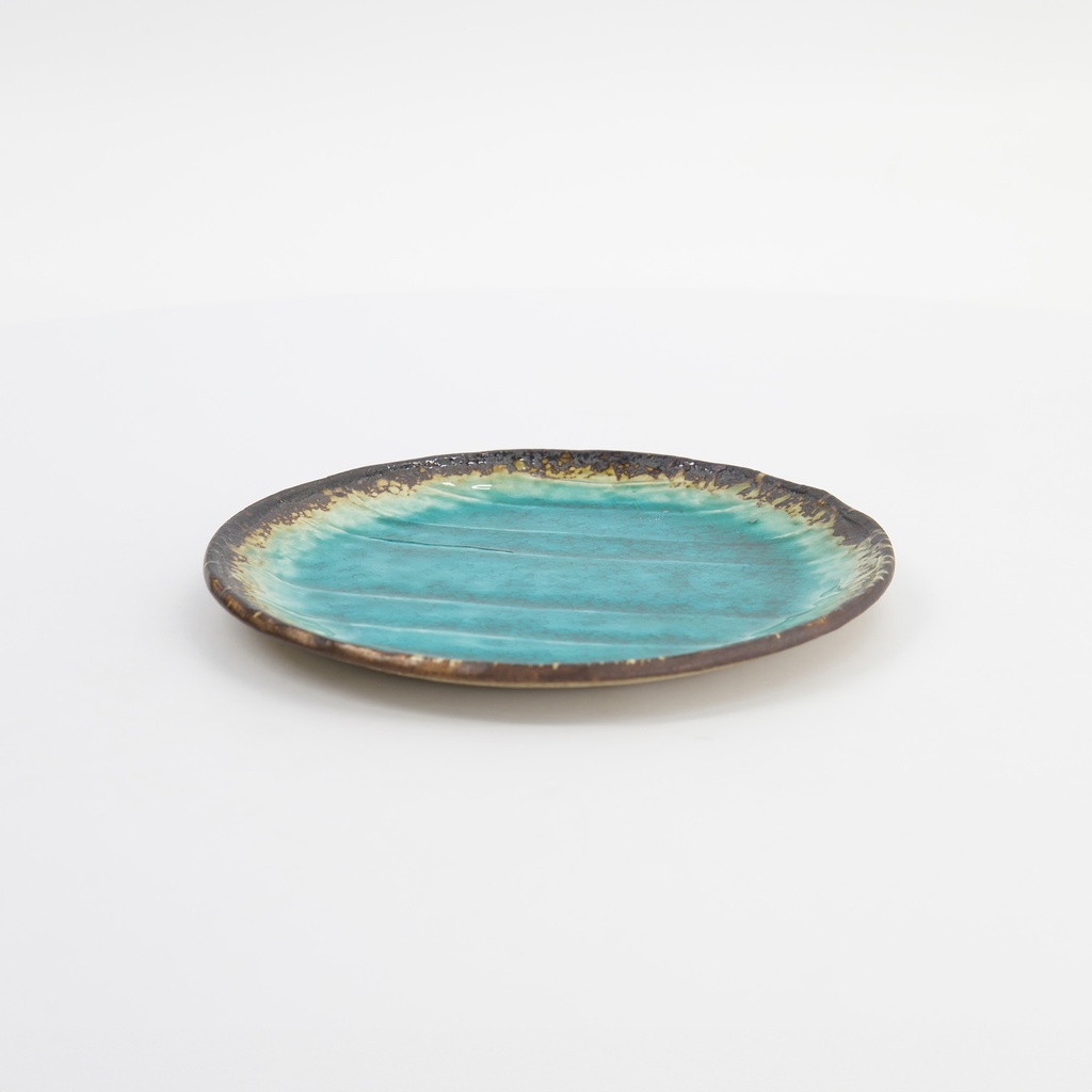 Yamasaku Plate 16.5x1.5cm Turquoise 21327 6/72