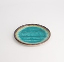 Yamasaku Plate 16.5x1.5cm Turquoise 21327 6/72
