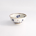 Kawaii Cat Neko Rice Bowl 11.5x6cmh 300ml Blue 21273 10/80