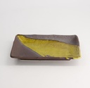 Mino Craft Rectangular Plate 21x13.5x2.8cm Brown 6/48