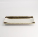 Mino Craft Rectangular Plate 28.5x12.5x2.5cm White 4/32