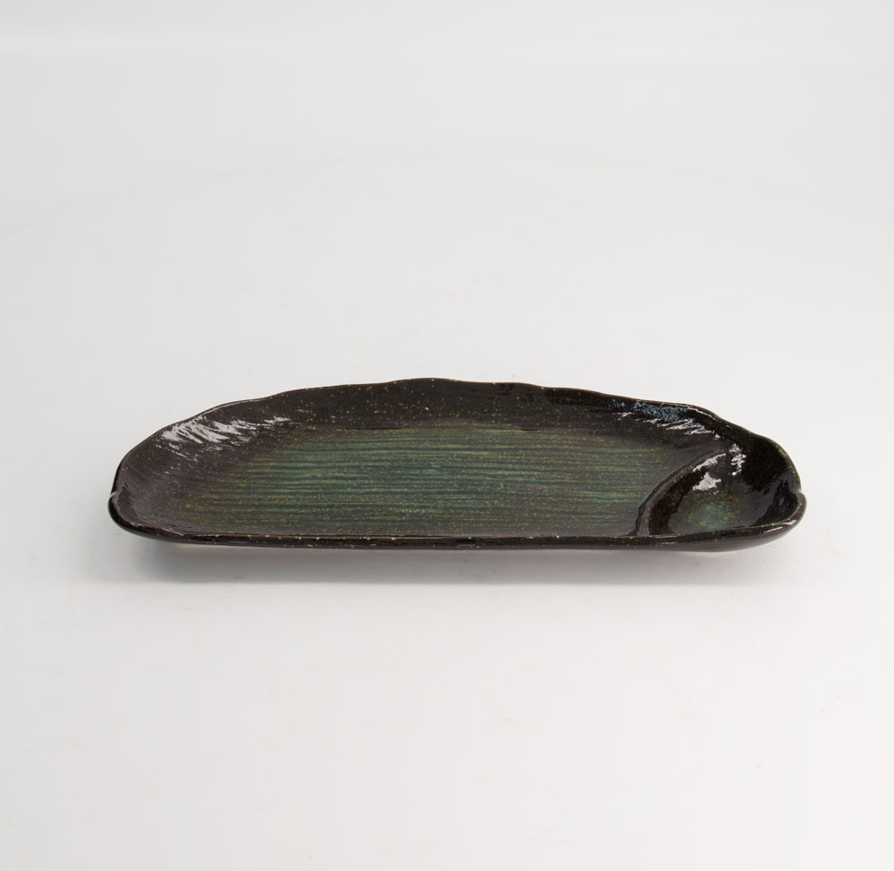 Mino Craft Rectangular Plate 27.5x12x2.5cm Green 4/32