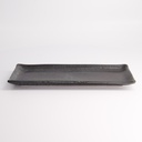 Onyx Noir Rect.Plate 28.5x12.5cm 21351 6/48