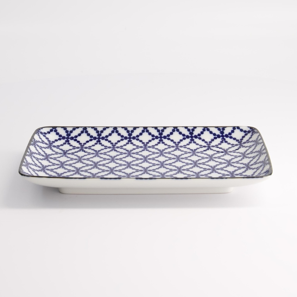 Mixed Plate 20.4x13cm Ten Shippo A 21371 6/36