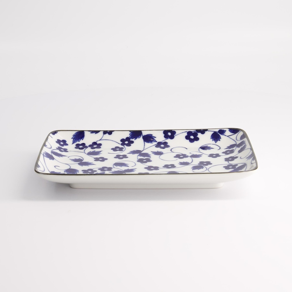 Mixed Plate 20.4x13cm Shin Karakusa F 21376 6/36