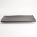 Yuzu Black Rect. Plate 34.3x19.4x2.4cm A21527Y101 3/18