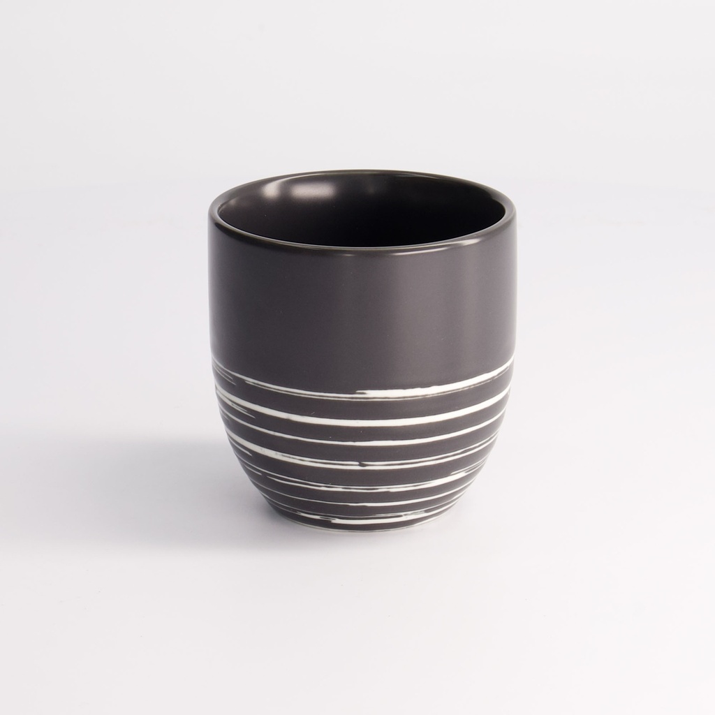 Black Maru Series Cup 8x8cm 250ml A0523Y103T85 6/72