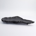 Rectangular Plate Cloud Shape 44x21x5cm Black E581-P-12057  1/12