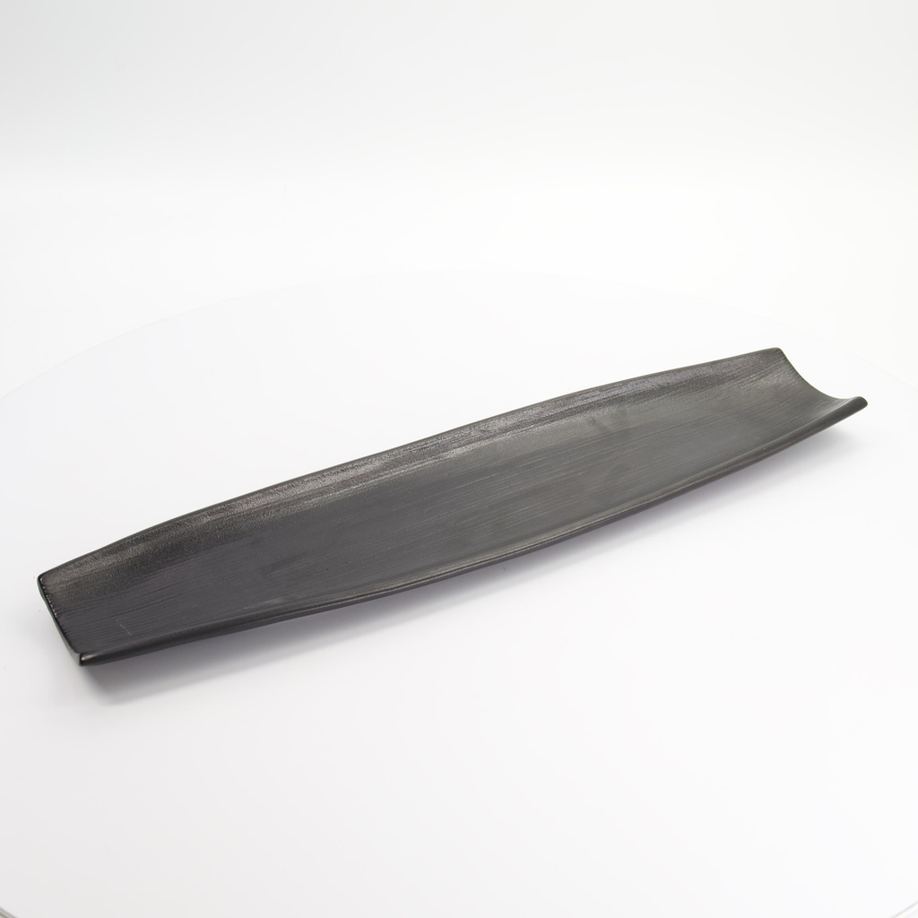 Long Plate Black Rectangular 50x12.5x2cm E581-P-20001 1/20
