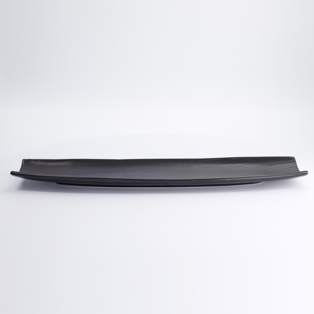 Long Plate Black Rectangular 50x12.5x2cm E581-P-20001 1/20