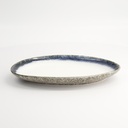 Tajimi Blue/White Plate 26.7x19x3cm E485-P-08112 2/16