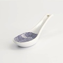 Nippon Blue Spoon Dots 13.8x4.8cm Blue  CH-SS/51 12/144