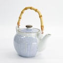 Teapot Stripe Sendan 19.5x13.5x12.5cm 1000ml CV02/ST 1/12