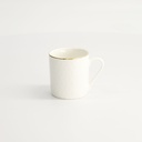 Nippon White Gold Rim Straight Cup Stripe 100ml 6/60