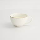 Nippon White Gold Rim Round Cup Lines 180ml 9x5.5cm 16946 6/48