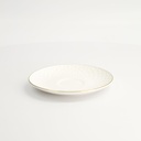 Nippon White Gold Rim Saucer 15.8x2cm (For Round Cup Star 250ml) 16959 6/36