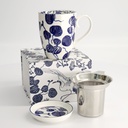 Flora Japonica Mug Giftset Ivy w/Strainer and Tea Tip 340ml 16979 1/24