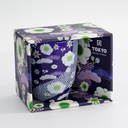 Kawaii Flower Mug W/Giftbox Blue 8.5x10.2cm 300ml 21173 1/36